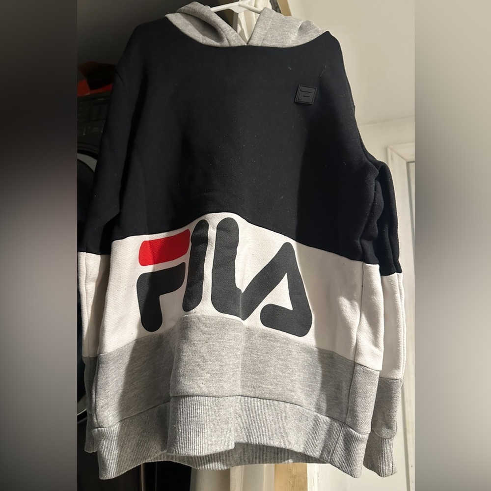 FILA-COLOR BLOCK HOODIE